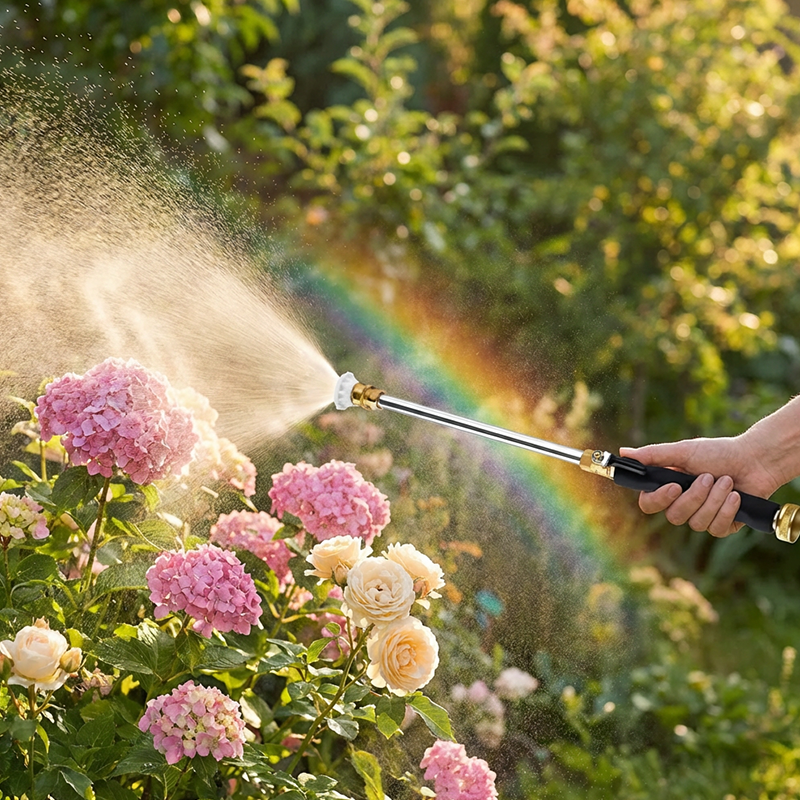 Omini™ High-pressure water gun – 3 interchangeable nozzles