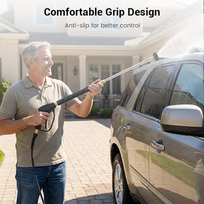 Omini™ High-pressure water gun – 3 interchangeable nozzles